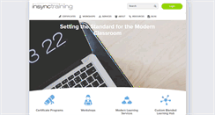 Desktop Screenshot of insynctraining.com